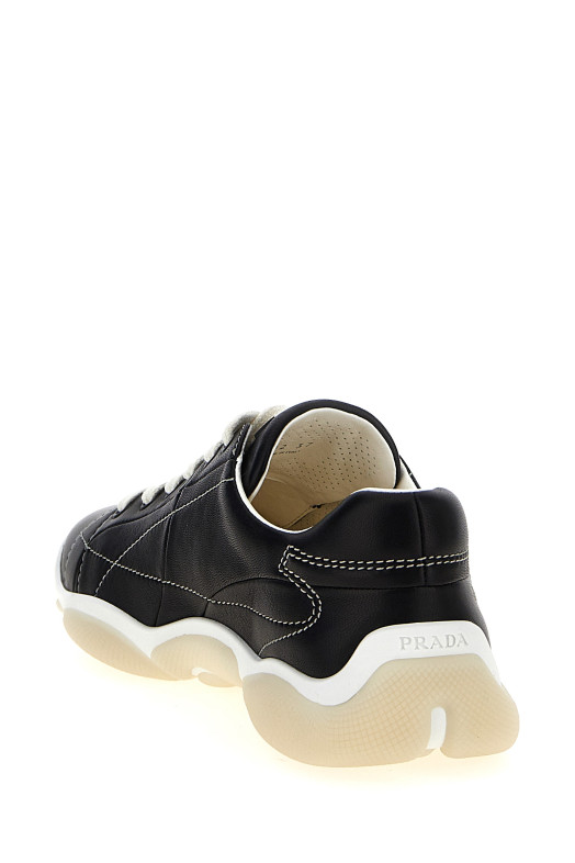 Кроссовки из наппы Черный PRADA 1E942NF025038F0632 Кроссовки из наппы Черный PRADA 1E942NF025038F0632