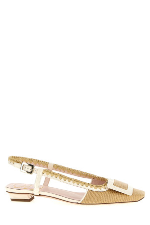 'Belle Vivier' slingback Beige RVW00742480UFH1J19 'Belle Vivier' slingback Beige RVW00742480UFH1J19