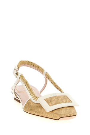 'Belle Vivier' slingback Beige RVW00742480UFH1J19 'Belle Vivier' slingback Beige RVW00742480UFH1J19