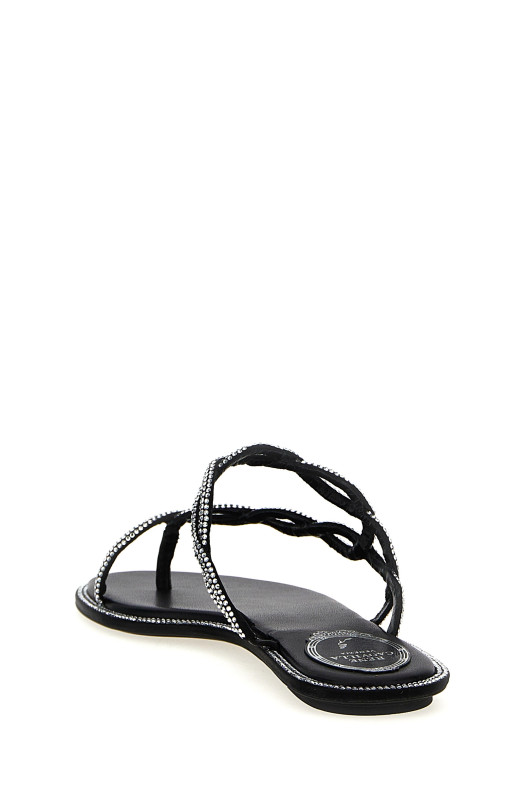 Сандалии RENÉ CAOVILLA 'Braid' Черный C12482010R001V065V065 Сандалии RENÉ CAOVILLA 'Braid' Черный C12482010R001V065V065