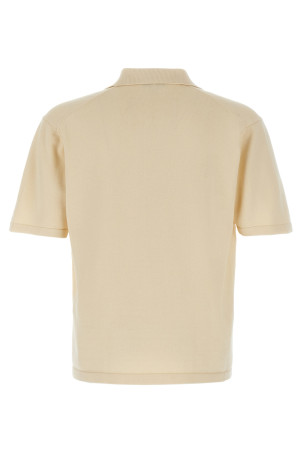 Поло MAISON KITSUNE 'Bold Fox Head' Бежевий OM00205KT11350145 Поло MAISON KITSUNE 'Bold Fox Head' Бежевий OM00205KT11350145