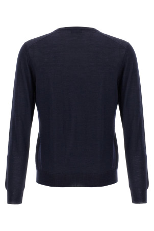 Wool and silk sweater Blue Wool and silk sweater Blue