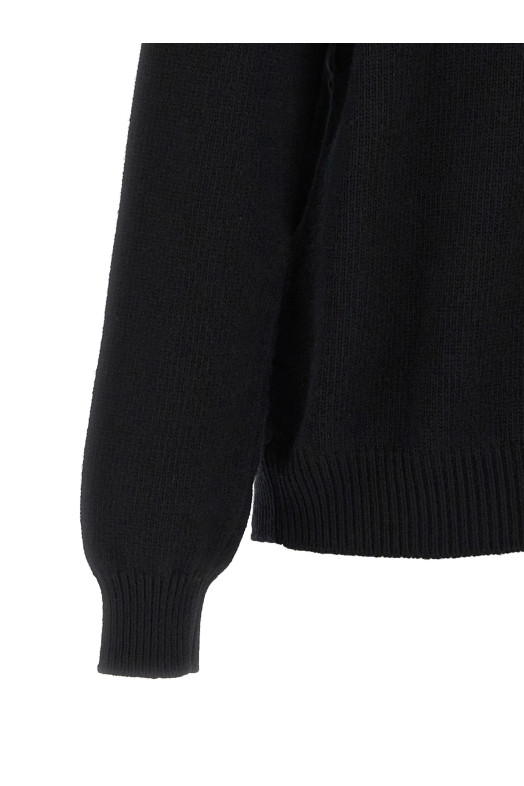 Кардиган з біматеріалу з логотипом Чорний PRADA UMG370SOOO16AMF0002 Кардиган з біматеріалу з логотипом Чорний PRADA UMG370SOOO16AMF0002