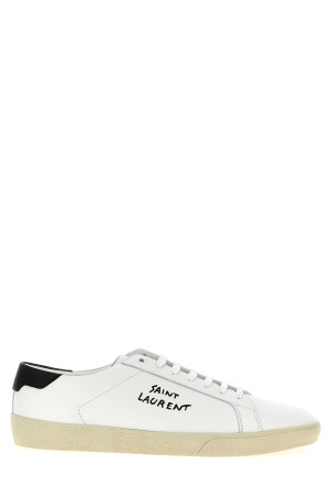 Кросівки SAINT LAURENT 'Court SL/06' чорно-сірі 610685AABEE9061 Кросівки SAINT LAURENT 'Court SL/06' чорно-сірі 610685AABEE9061
