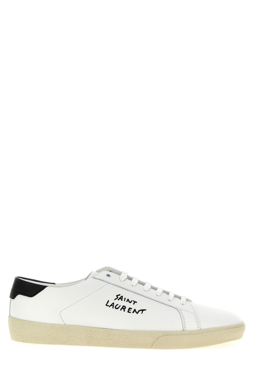 Кросівки SAINT LAURENT 'Court SL/06' чорно-сірі 610685AABEE9061 Кросівки SAINT LAURENT 'Court SL/06' чорно-сірі 610685AABEE9061