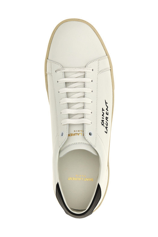 Кросівки SAINT LAURENT 'Court SL/06' чорно-сірі 610685AABEE9061 Кросівки SAINT LAURENT 'Court SL/06' чорно-сірі 610685AABEE9061
