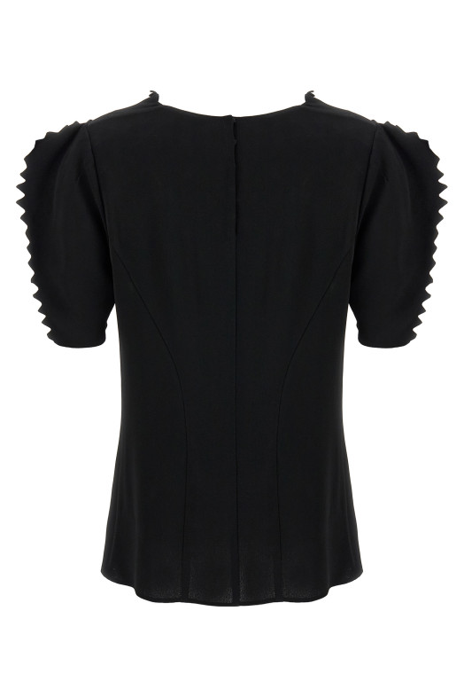 Креповий топ Cady Чорний PRADA P991MSOOO15VRF0002 Креповий топ Cady Чорний PRADA P991MSOOO15VRF0002