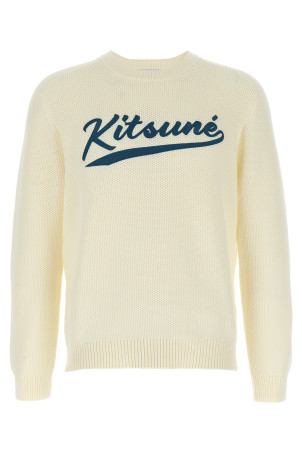 Светр MAISON KITSUNE 'Kitsune Varsity' Білий OM00808KT1137P204 Светр MAISON KITSUNE 'Kitsune Varsity' Білий OM00808KT1137P204