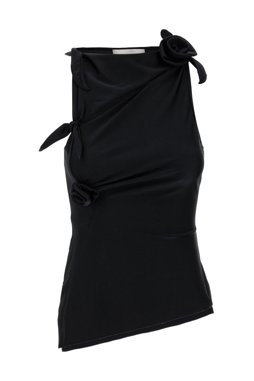 Топ COPERNI 'Asymmetric Flower' Черный COPT76545BLK