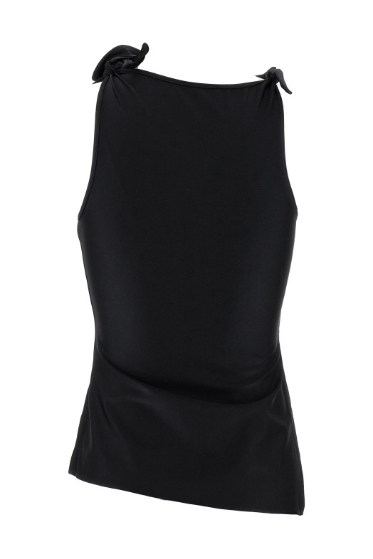 Топ COPERNI 'Asymmetric Flower' Черный COPT76545BLK