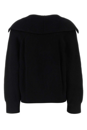 Чорна поло з еластичної бавовняної суміші Чорна BOTTEGA VENETA (820109V59X0) Чорна поло з еластичної бавовняної суміші Чорна BOTTEGA VENETA (820109V59X0)