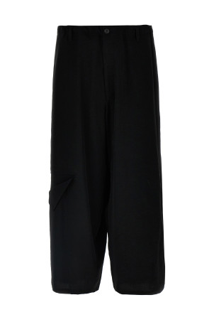 Штани YOHJI YAMAMOTO 'Ta Tuxedo Cut-Out Detail' чорні HPP67500BLACK1 Штани YOHJI YAMAMOTO 'Ta Tuxedo Cut-Out Detail' чорні HPP67500BLACK1