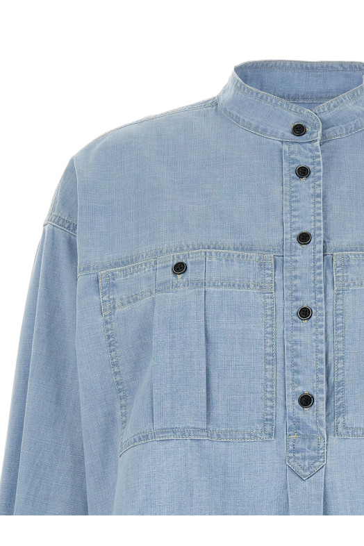 Блузка MARANT ETOILE 'Vero' СИНИЙ HT0601FAC1I01E30LU Блузка MARANT ETOILE 'Vero' СИНИЙ HT0601FAC1I01E30LU