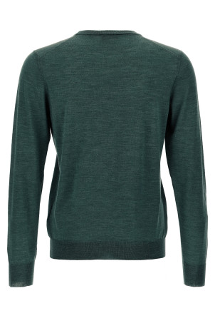 Crew-Neck Sweater Green Crew-Neck Sweater Green
