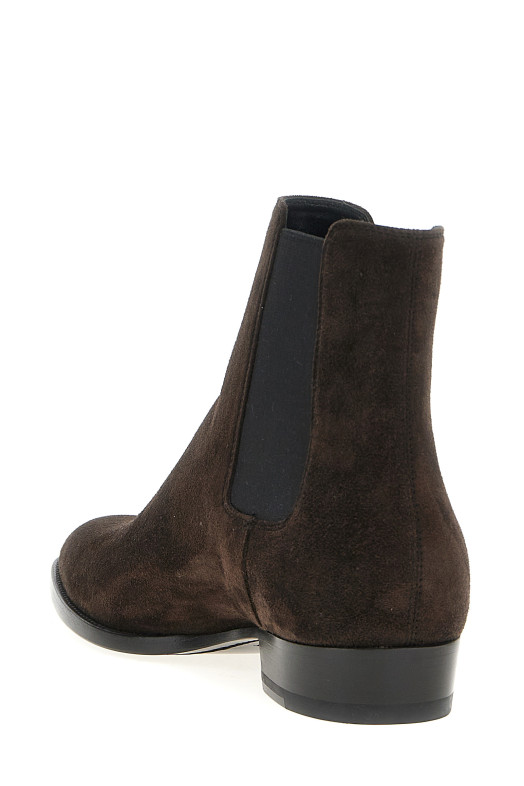 Ботинки челси SAINT LAURENT 'Wyatt' коричневые 818318AADXB6023 Ботинки челси SAINT LAURENT 'Wyatt' коричневые 818318AADXB6023