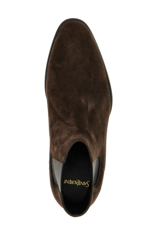 Ботинки челси SAINT LAURENT 'Wyatt' коричневые 818318AADXB6023 Ботинки челси SAINT LAURENT 'Wyatt' коричневые 818318AADXB6023