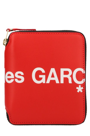 Гаманець з логотипом Червоний COMME DES GARÇONS WALLET SA2100HLRED Гаманець з логотипом Червоний COMME DES GARÇONS WALLET SA2100HLRED