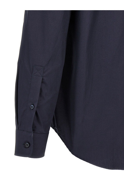Сорочка з вишивкою логотипу Синя BURBERRY 8105133INDIGO Сорочка з вишивкою логотипу Синя BURBERRY 8105133INDIGO
