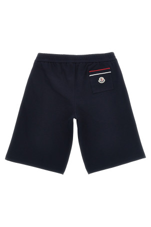 Триколірні шорти-бермуди Синій MONCLER ENFANT K19548H0001489ALK778 Триколірні шорти-бермуди Синій MONCLER ENFANT K19548H0001489ALK778