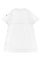 Two-material dress White Two-material dress White