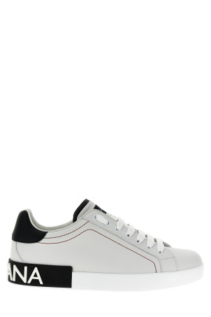 Кросівки Portofino Білий/Чорний DOLCE & GABBANA (CS2216AH52689697) DOLCE & GABBANA