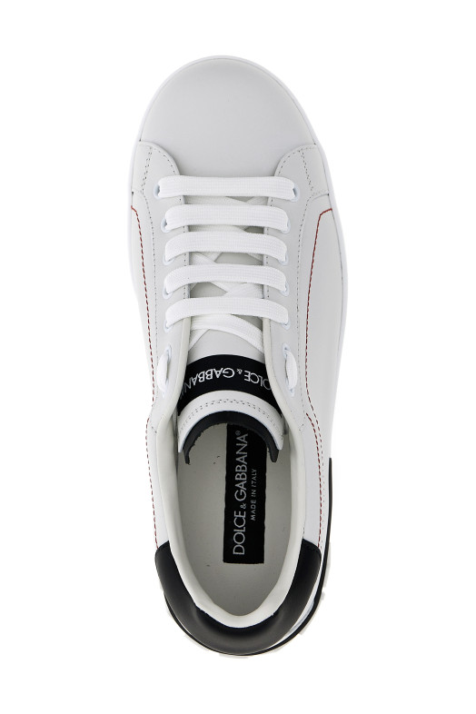 Кросівки Portofino Білий/Чорний DOLCE & GABBANA (CS2216AH52689697) DOLCE & GABBANA
