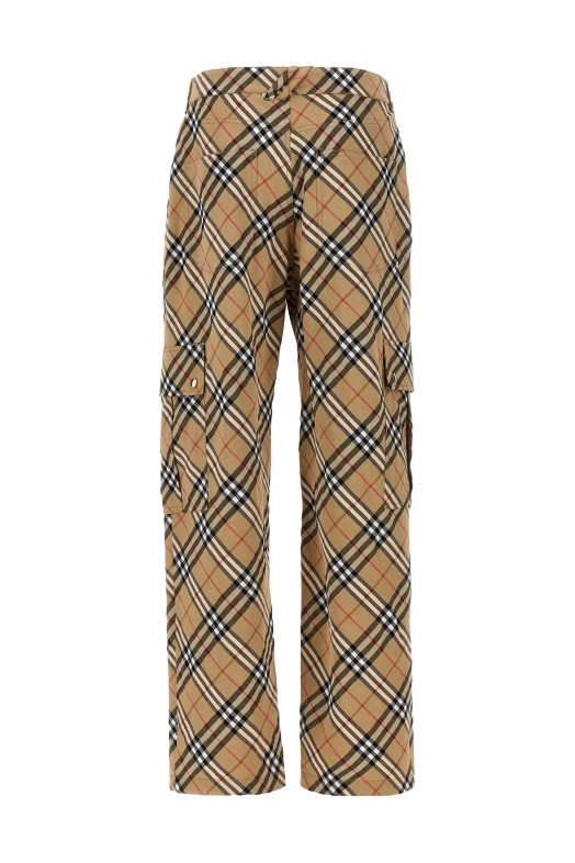 Карго-штани з кишенями Бежевий BURBERRY 8103384TEACUPPASTURECHECK Карго-штани з кишенями Бежевий BURBERRY 8103384TEACUPPASTURECHECK