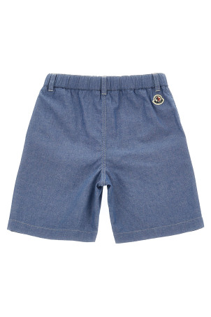 Джинсовые шорты-бермуды СИНИЙ MONCLER ENFANT K19542B00010596RS715 Джинсовые шорты-бермуды СИНИЙ MONCLER ENFANT K19542B00010596RS715