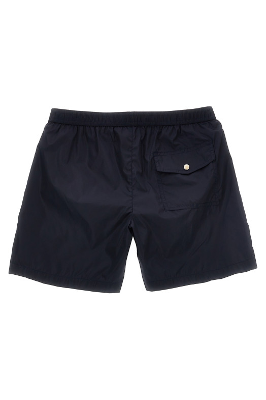 Шорти для плавання з нашивкою з логотипом Синій MONCLER ENFANT K19542C0000953326742 Шорти для плавання з нашивкою з логотипом Синій MONCLER ENFANT K19542C0000953326742