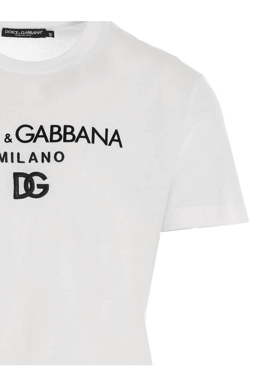 Футболка Біла DOLCE & GABBANA (G8PD7ZG7B9XW0800) DOLCE & GABBANA