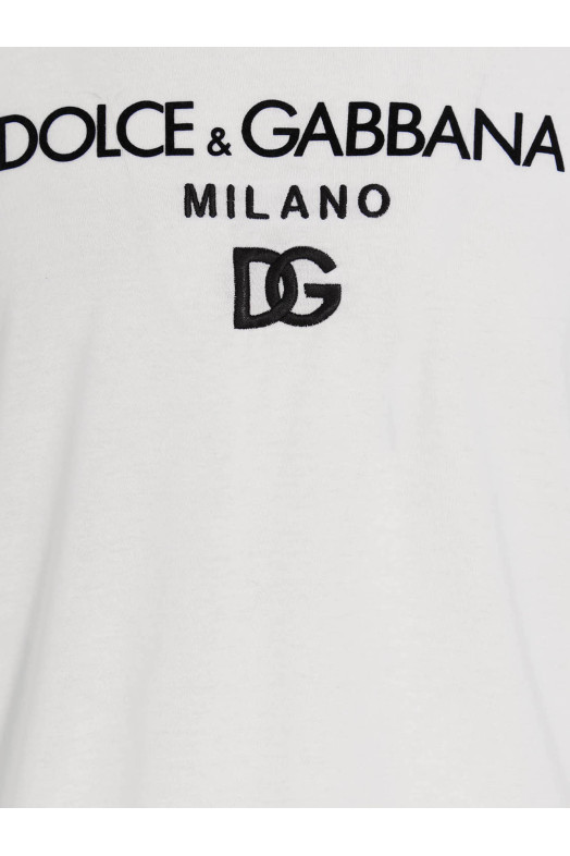 Футболка Біла DOLCE & GABBANA (G8PD7ZG7B9XW0800) DOLCE & GABBANA