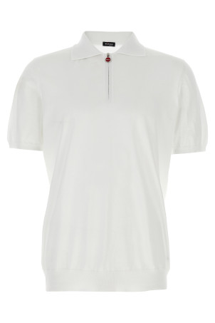 Сотове поло Білий KITON UMK133140C008 Сотове поло Білий KITON UMK133140C008