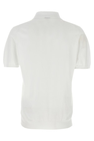 Сотове поло Білий KITON UMK133140C008 Сотове поло Білий KITON UMK133140C008