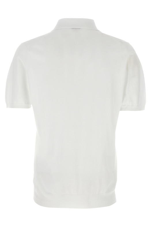 Сотове поло Білий KITON UMK133140C008 Сотове поло Білий KITON UMK133140C008