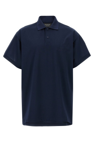 Вишиванка поло синя BALENCIAGA 813299TRVW48065 Вишиванка поло синя BALENCIAGA 813299TRVW48065