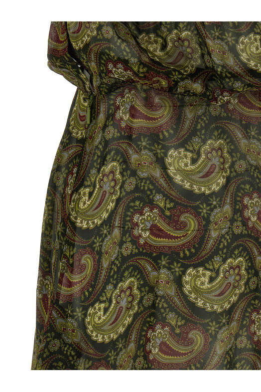 Сукня Пейслі Різнобарвна SAINT LAURENT 815701Y4K953689 Сукня Пейслі Різнобарвна SAINT LAURENT 815701Y4K953689