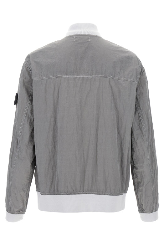 Бомбер нейлоновий металл сірий STONE ISLAND K1S154100019S0020V0061 Бомбер нейлоновий металл сірий STONE ISLAND K1S154100019S0020V0061