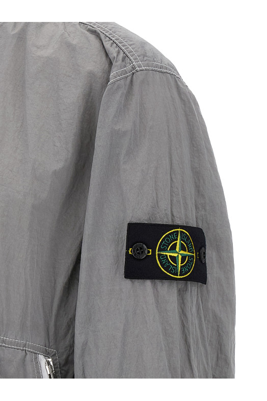 Бомбер нейлоновий металл сірий STONE ISLAND K1S154100019S0020V0061 Бомбер нейлоновий металл сірий STONE ISLAND K1S154100019S0020V0061