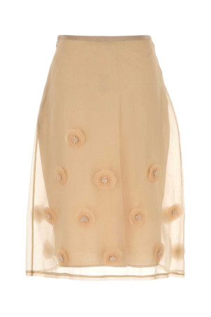 Бежева шовкова спідниця Ombrosa Multicolor MM STUDIO (2516101014600) MAX MARA STUDIO Бежева шовкова спідниця Ombrosa Multicolor MM STUDIO (2516101014600) MAX MARA STUDIO