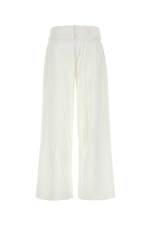 White viscose blend Sage wide-leg pant LOIS (33377699) White viscose blend Sage wide-leg pant LOIS (33377699)