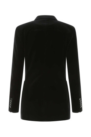 Black stretch velvet blazer Black GUCCI (686446ZJV75) Black stretch velvet blazer Black GUCCI (686446ZJV75)