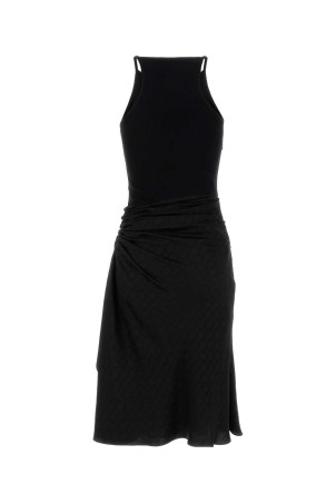 Чорна сукня з еластичної бавовни GIVENCHY (BW22EK15T4) Чорна сукня з еластичної бавовни GIVENCHY (BW22EK15T4)