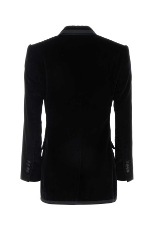 Black velvet blazer Black DOLCE & GABBANA (F297XTFUVG7) Black velvet blazer Black DOLCE & GABBANA (F297XTFUVG7)