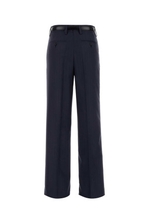Embroidered wool pant Blue PRADA (P277IKSOOO16PS) Embroidered wool pant Blue PRADA (P277IKSOOO16PS)