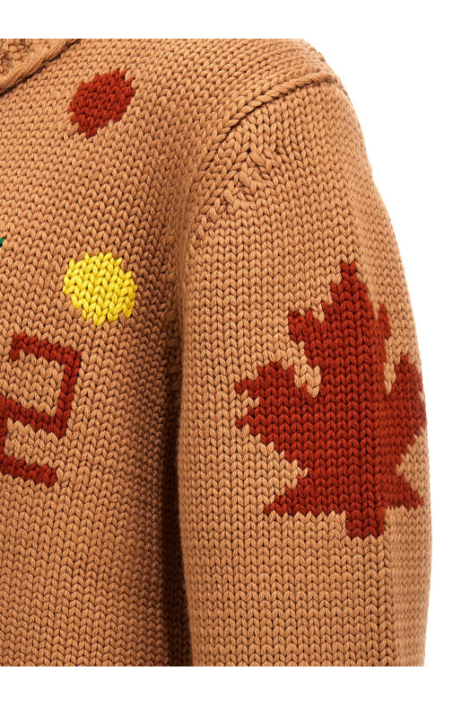 Жакардовий кардиган Multicolor DSQUARED2 (S71HA1216S18374961) Жакардовий кардиган Multicolor DSQUARED2 (S71HA1216S18374961)