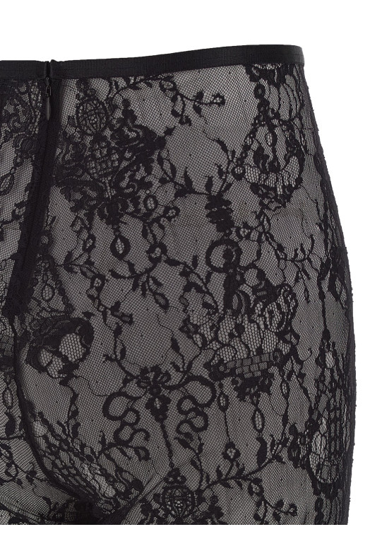Мереживні легінси-люстра Чорні GIVENCHY BWB04A20H2001001 Мереживні легінси-люстра Чорні GIVENCHY BWB04A20H2001001