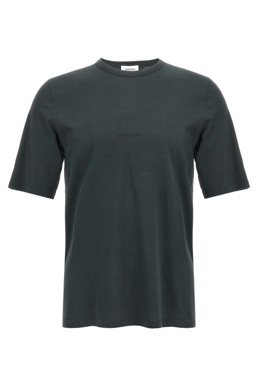 Logo embroidery t-shirt Black Logo embroidery t-shirt Black