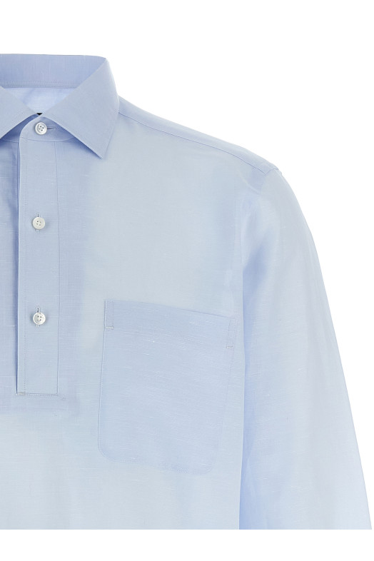 Рубашка на 3 пуговицах СИНИЙ ZEGNA UFX37A9SRF13011 Рубашка на 3 пуговицах СИНИЙ ZEGNA UFX37A9SRF13011