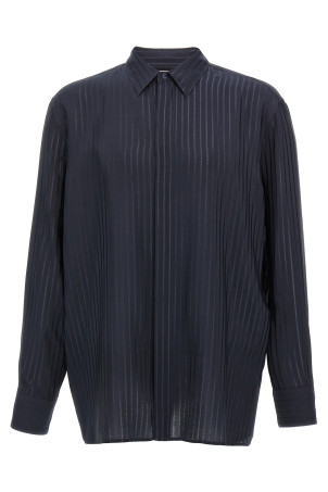 Полосатая рубашка Синий SAINT LAURENT 819096Y2G624102