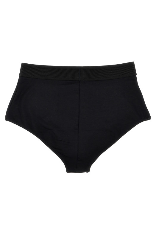 High waist briefs Black